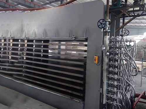 composite frame hot press machinery