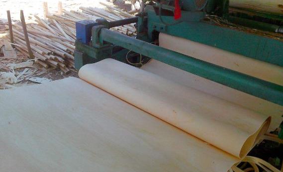 poplar veneer peeling machine